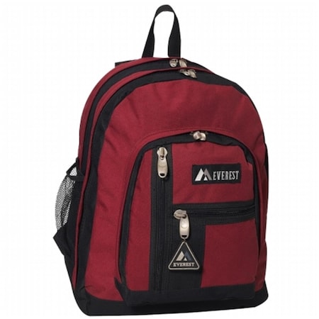 Everest Trading Everest  16.5 in. Double Compartment Backpack EV122702